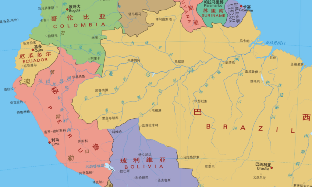 秘鲁地理位置